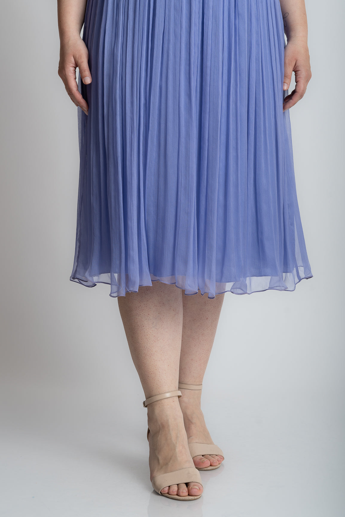 Rochie lavanda de ocazie din matase