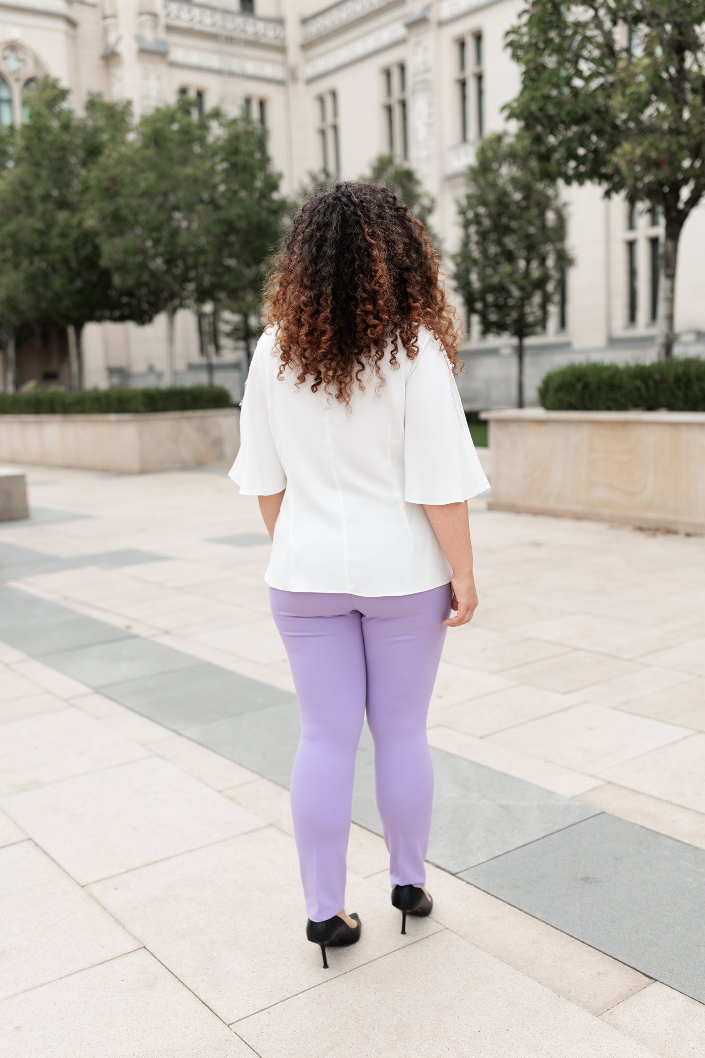 Pantaloni colant, lavanda