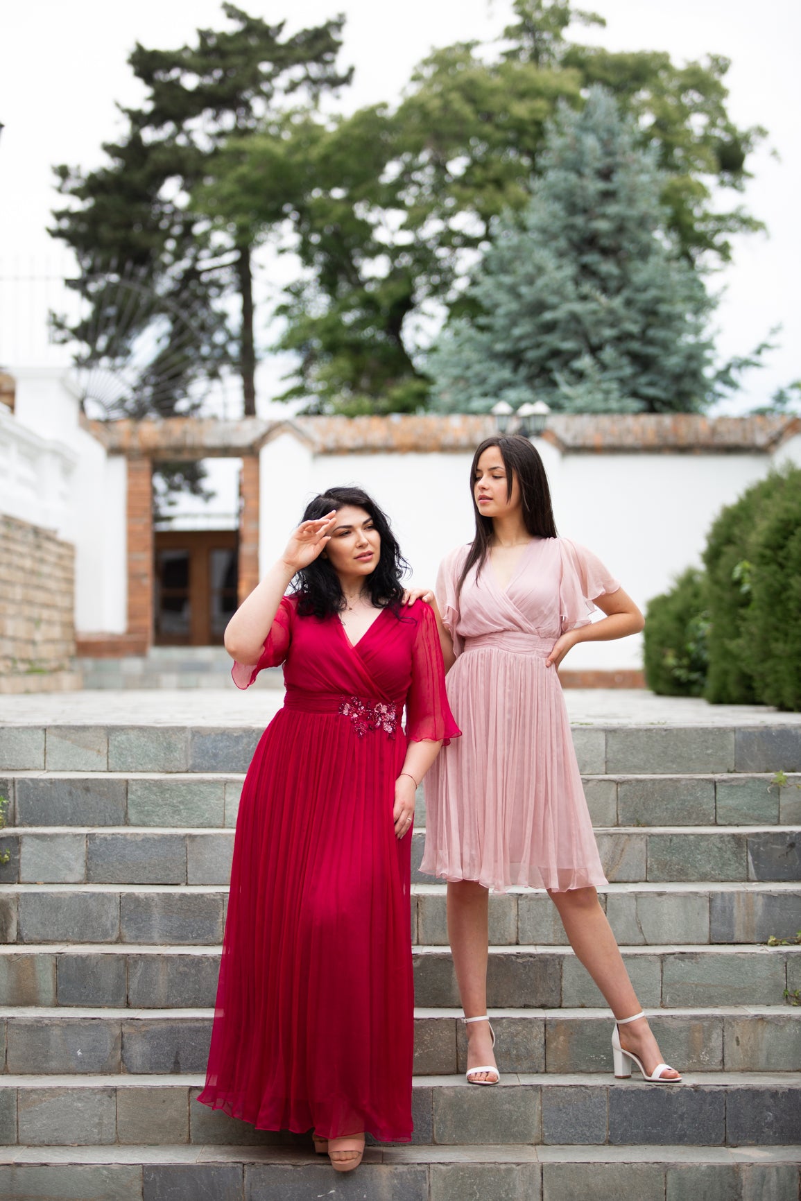 Rochie din matase lunga
