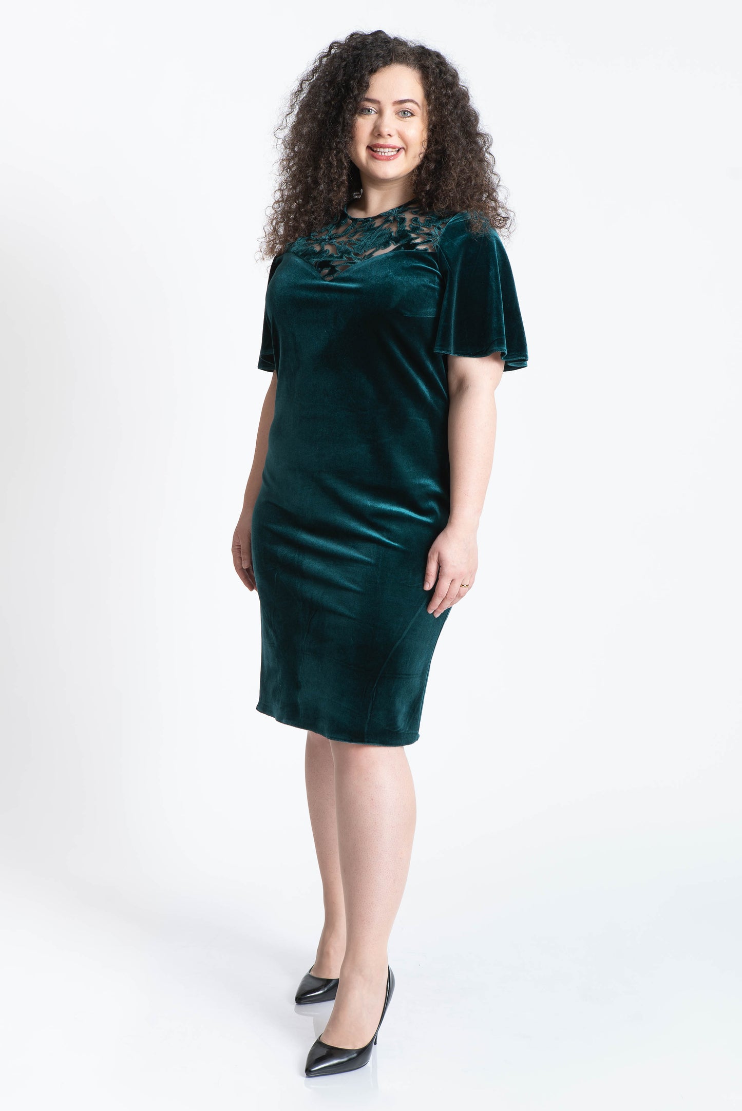 Rochie de nasa din catifea