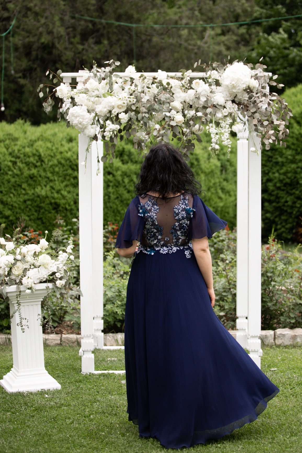 Rochie cusuta manual