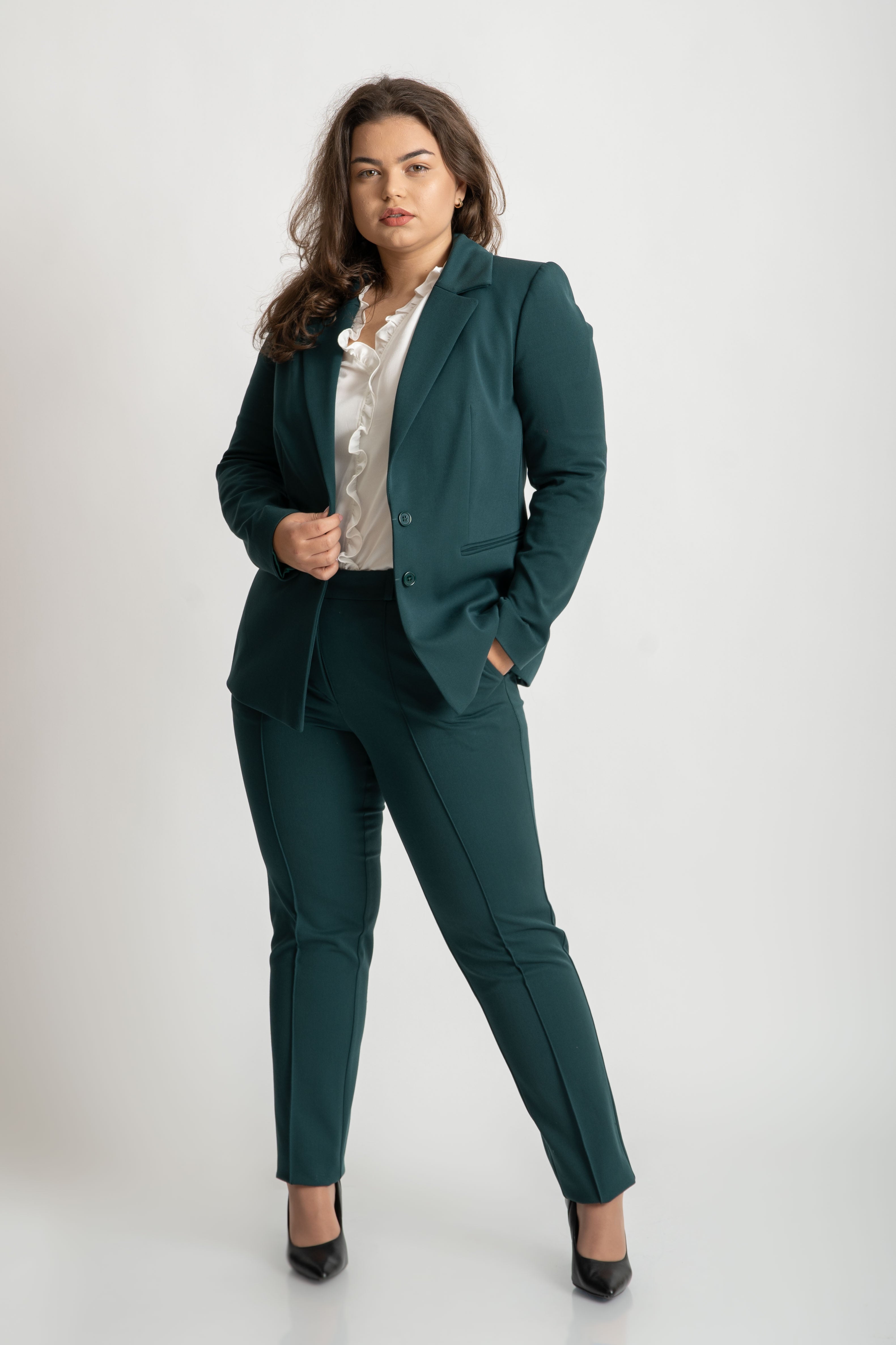 Sacou clasic, verde