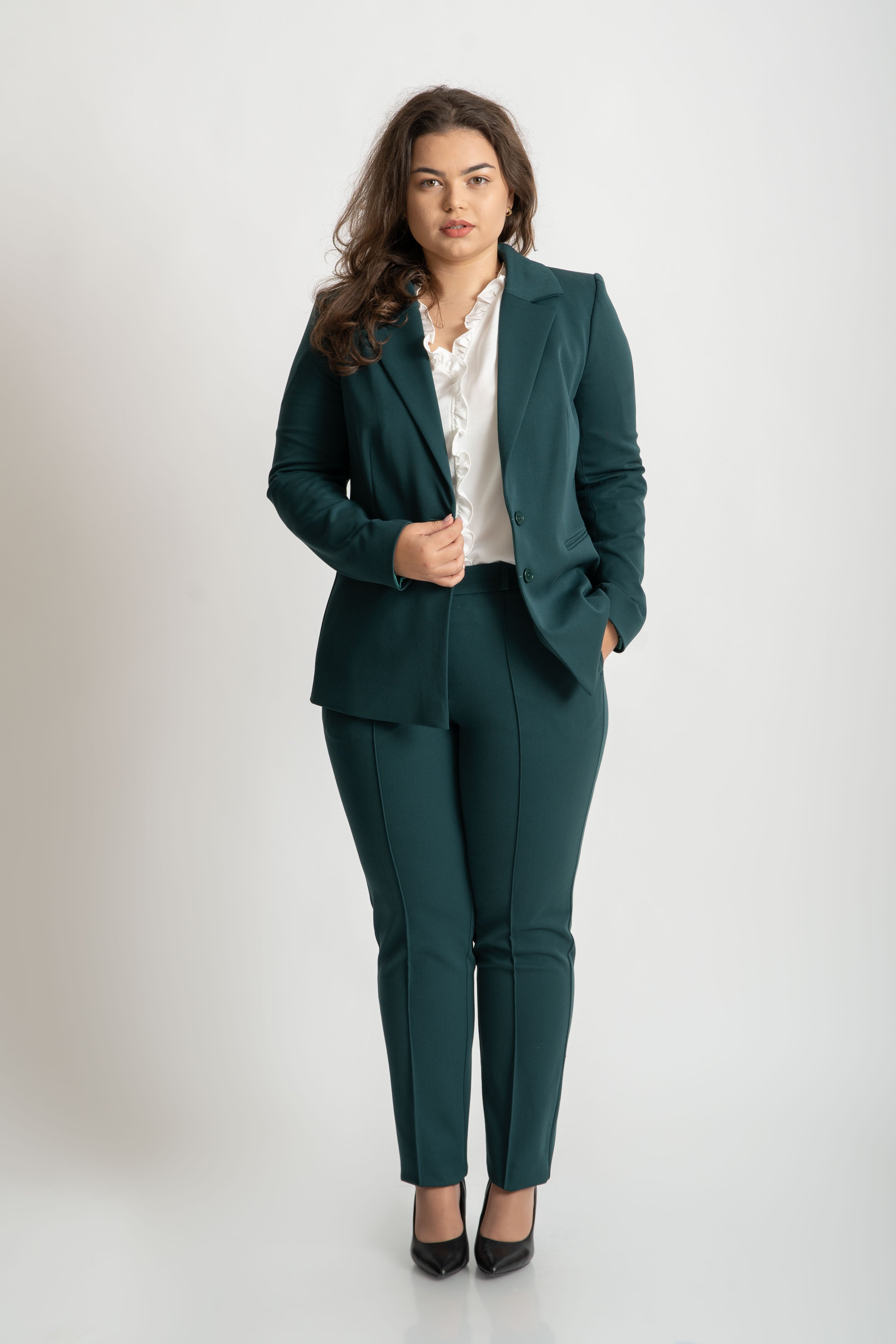 Sacou clasic, verde
