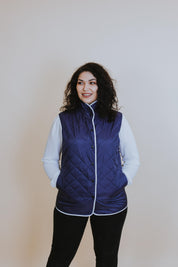 Vesta din fas, bleumarin