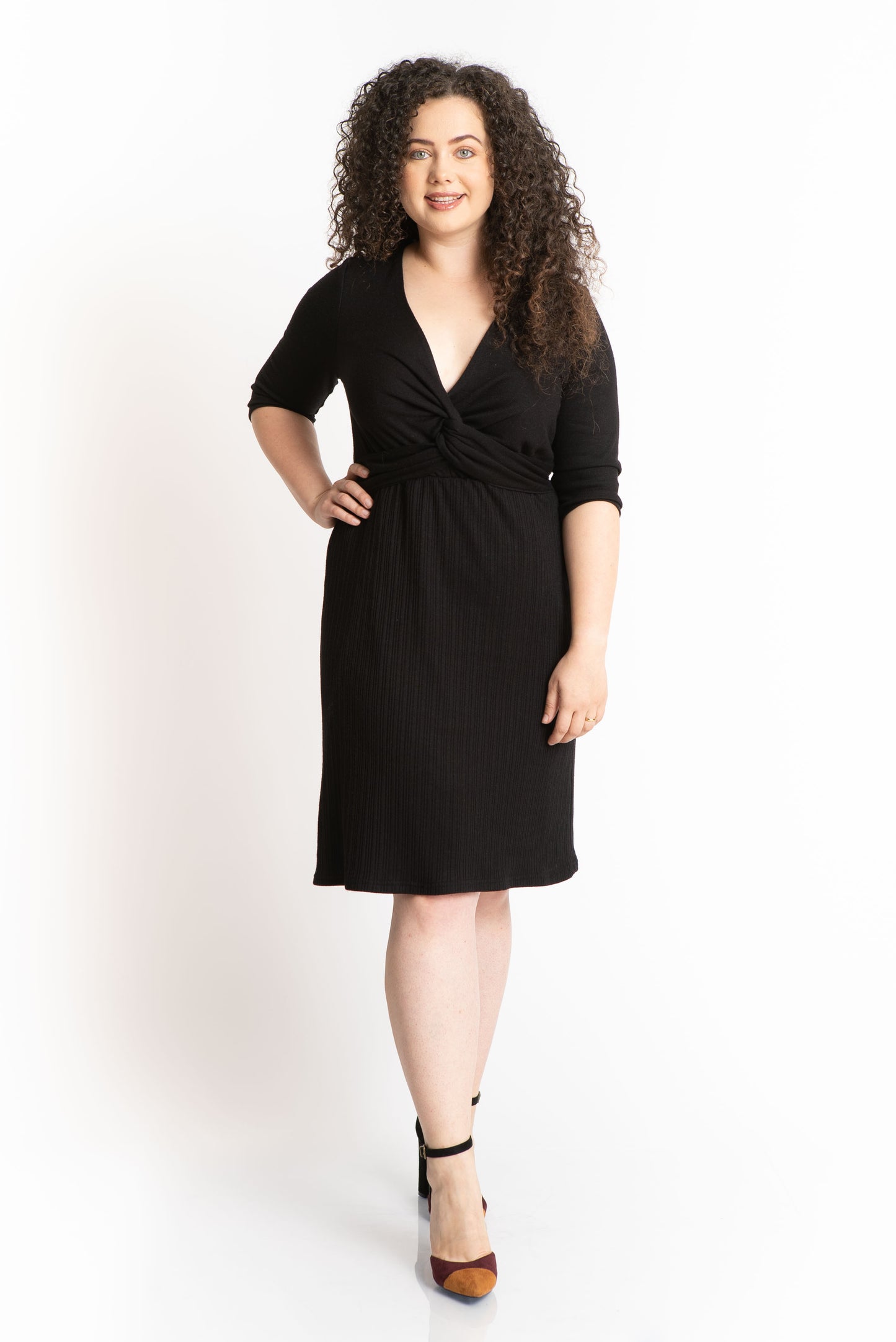 Rochie neagra din jersay
