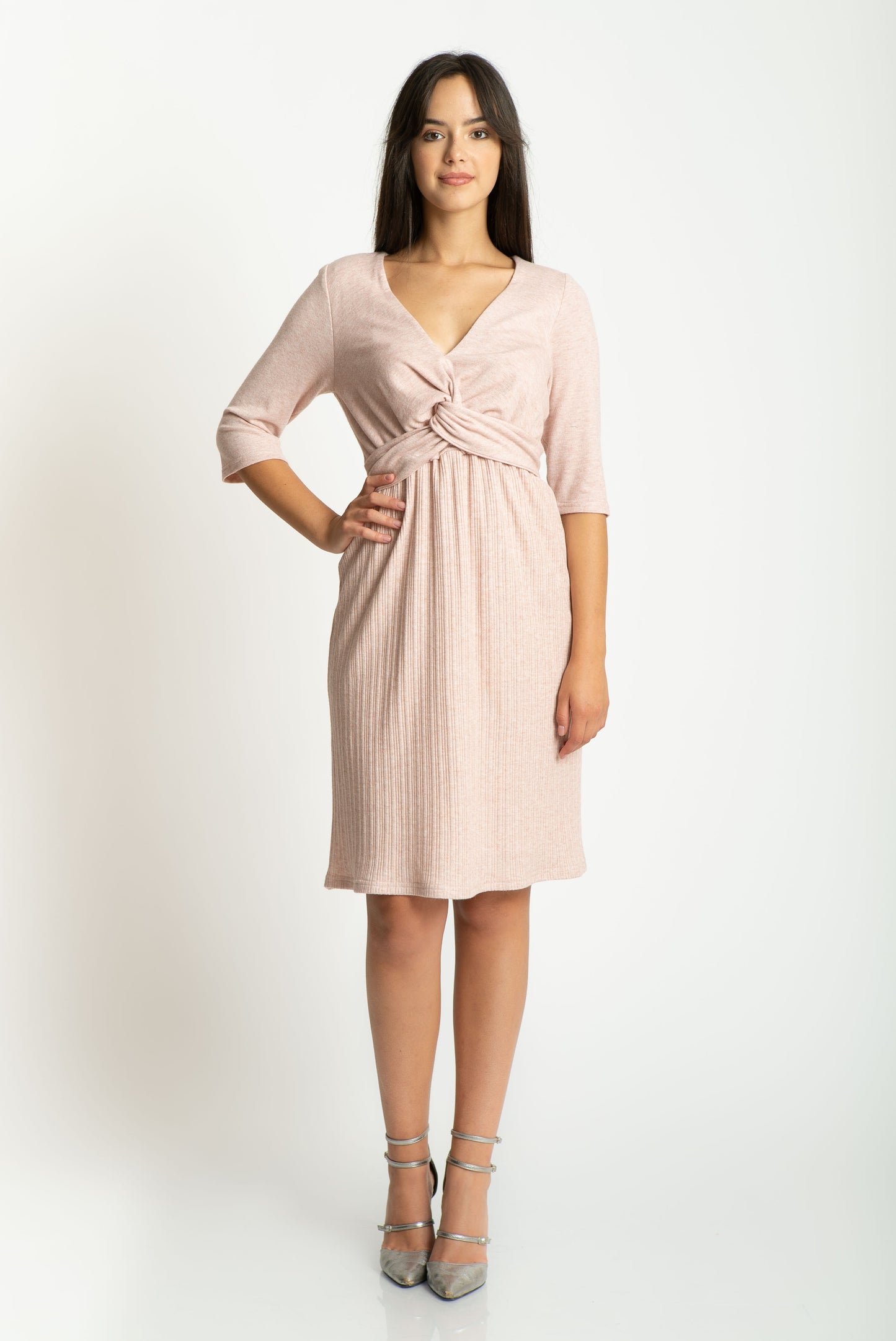 Rochie frumoasa foc, roz