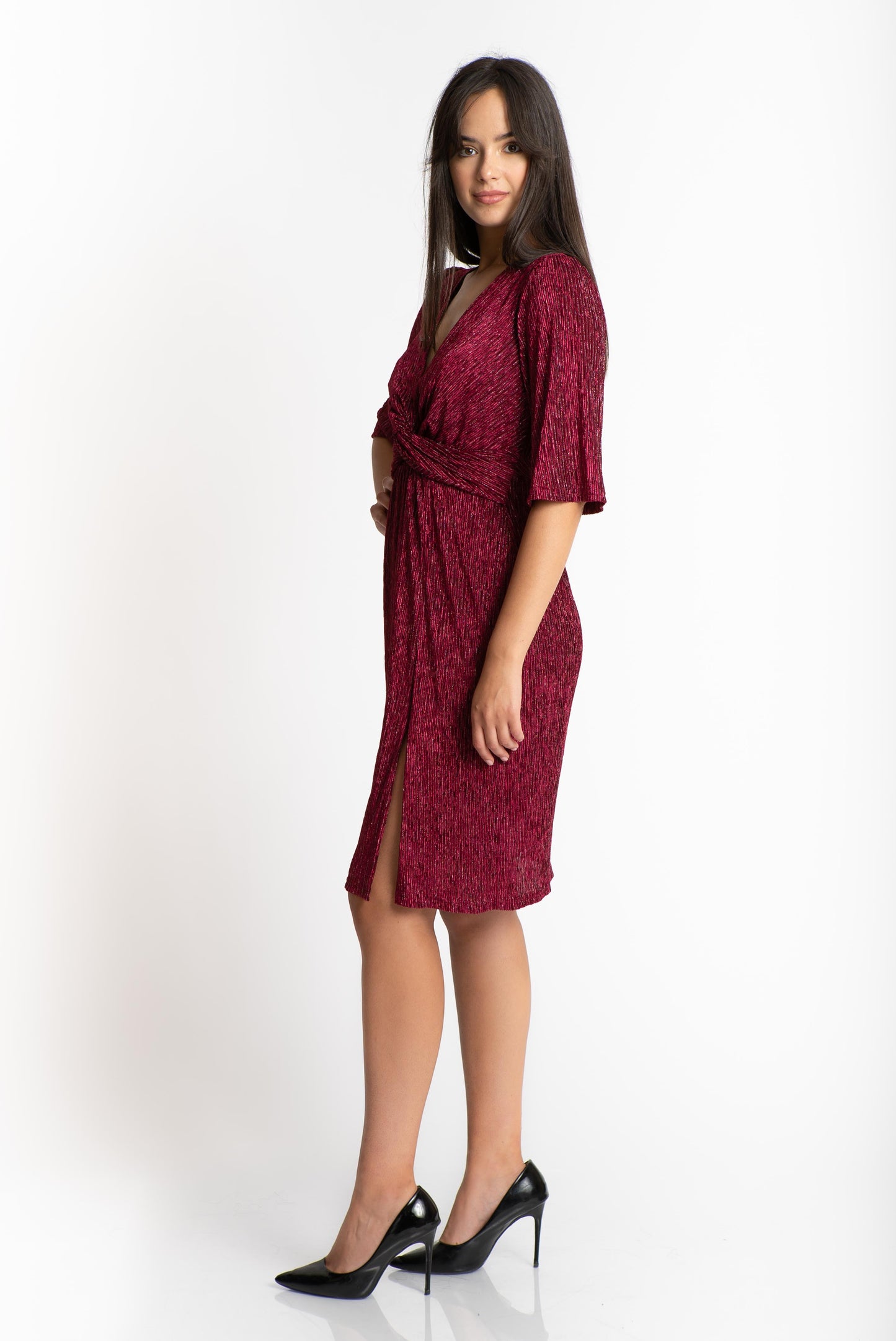 Rochie eleganta rosie