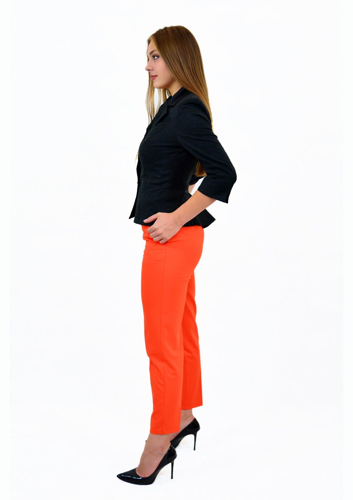 Sacou din bumbac, negru Sacou S40013