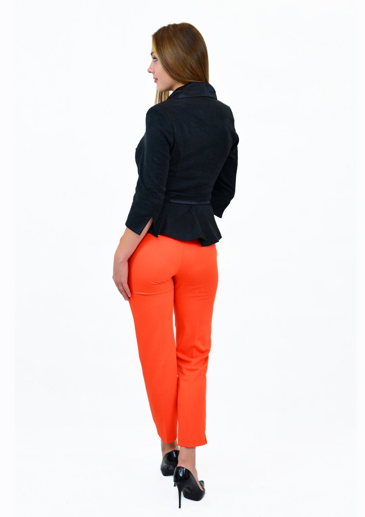 Sacou din bumbac, negru Sacou S40013