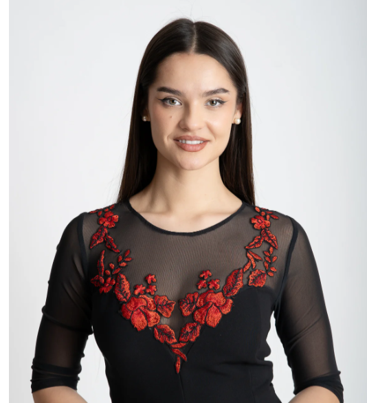 rochie cusuta manual