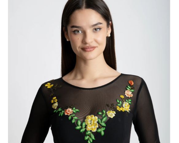 rochie cusuta manual