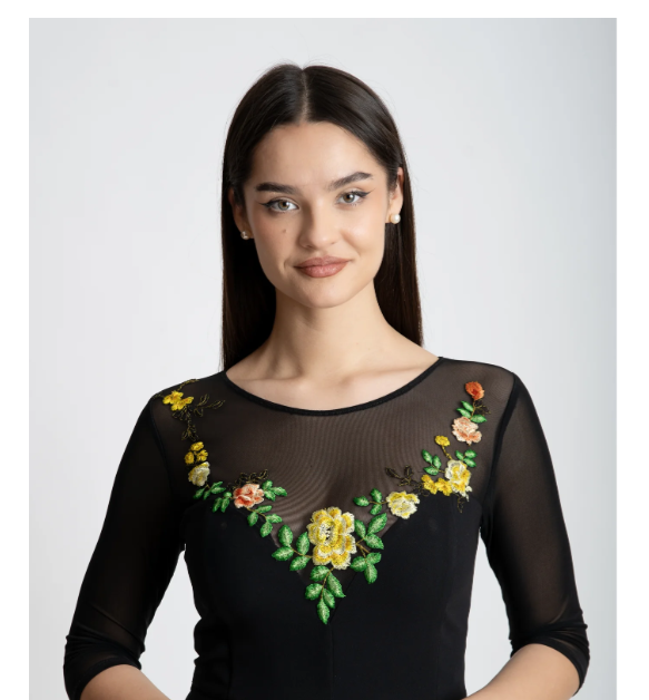 rochie cusuta manual