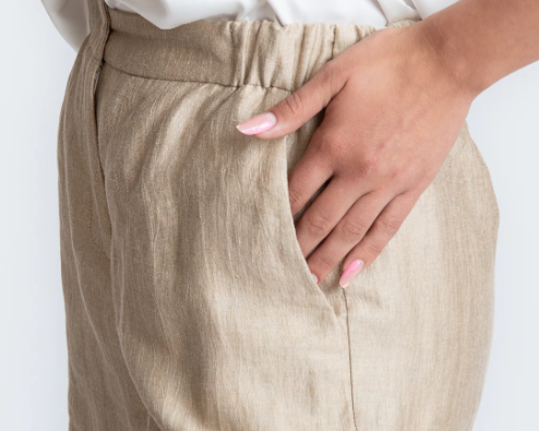 pantaloni din in