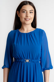 Rochie din voal, albastra