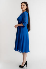 Rochie din voal, albastra