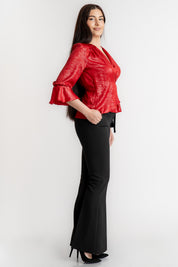 Bluza festiva, rosie