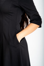 Rochie in clini, negru