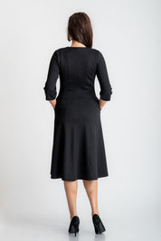 Rochie in clini, negru