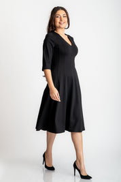 Rochie in clini, negru