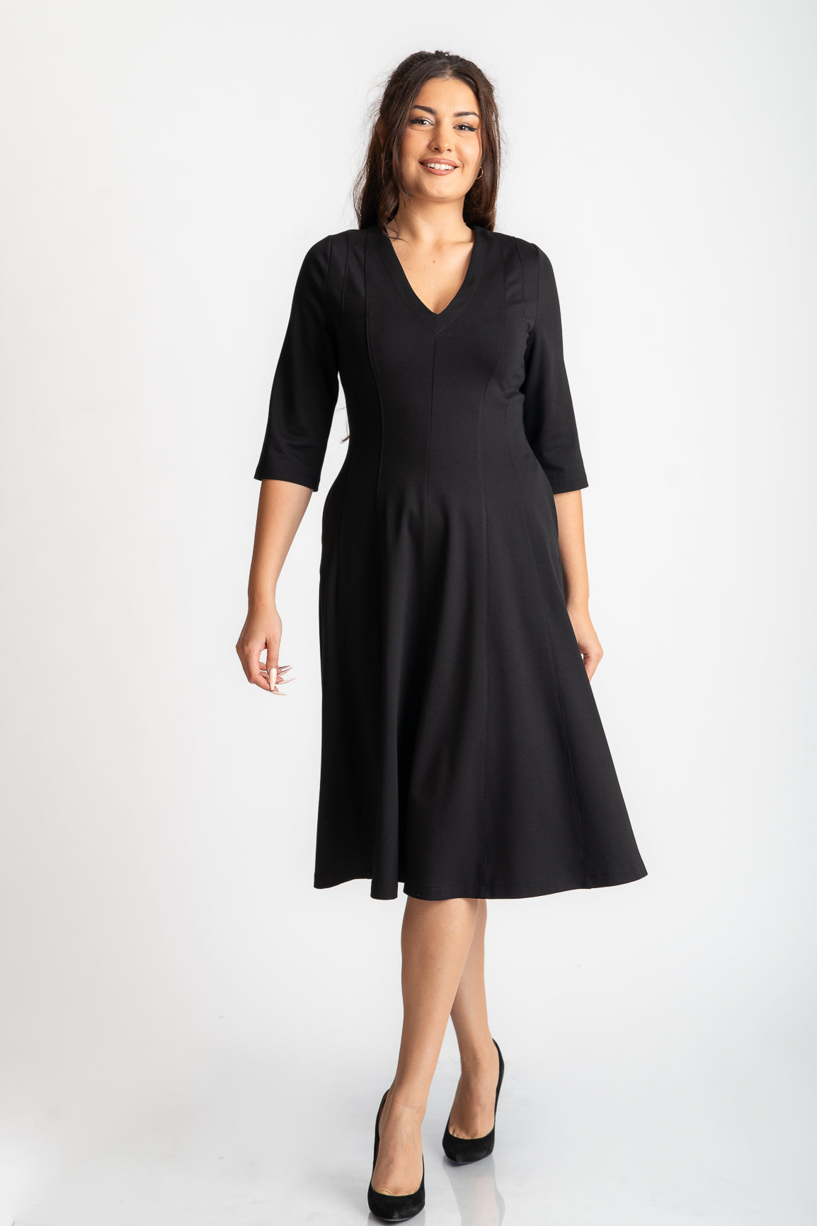 Rochie in clini, negru