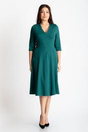 Rochie in clini, verde
