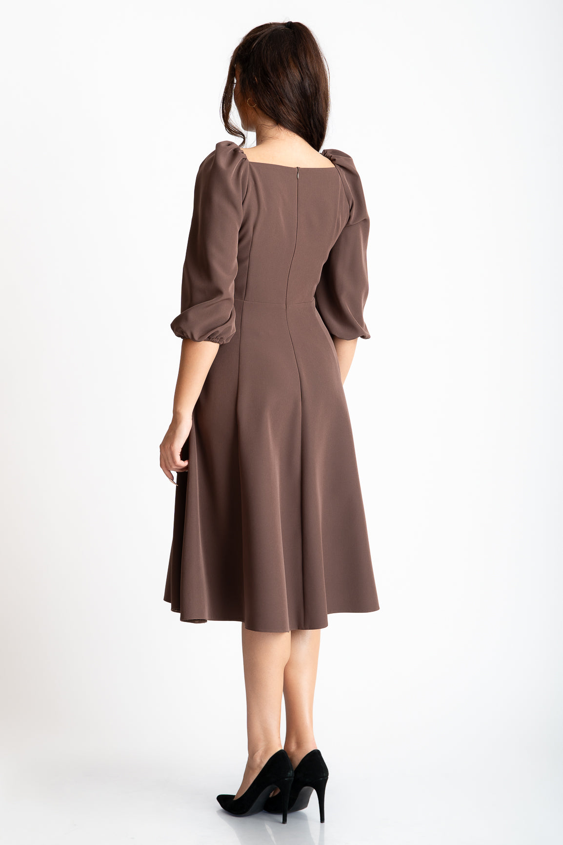 Rochie lejera, maro