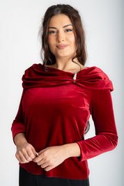 Bluza din catifea