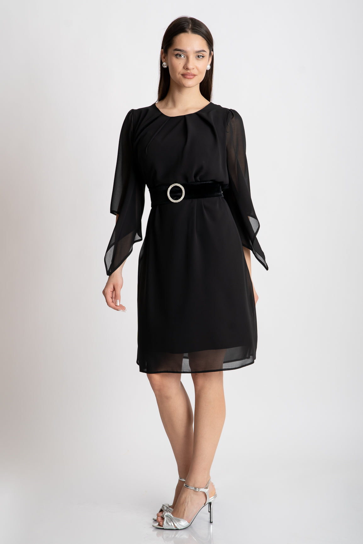 Rochie lejera marimi mari neagra