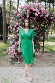 Rochie eleganta de ocazie, verde