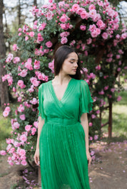 Rochie eleganta de ocazie, verde