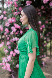 Rochie eleganta de ocazie, verde