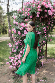 Rochie eleganta de ocazie, verde