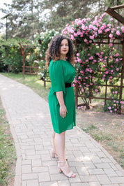 Rochie de ocazie verde eleganta