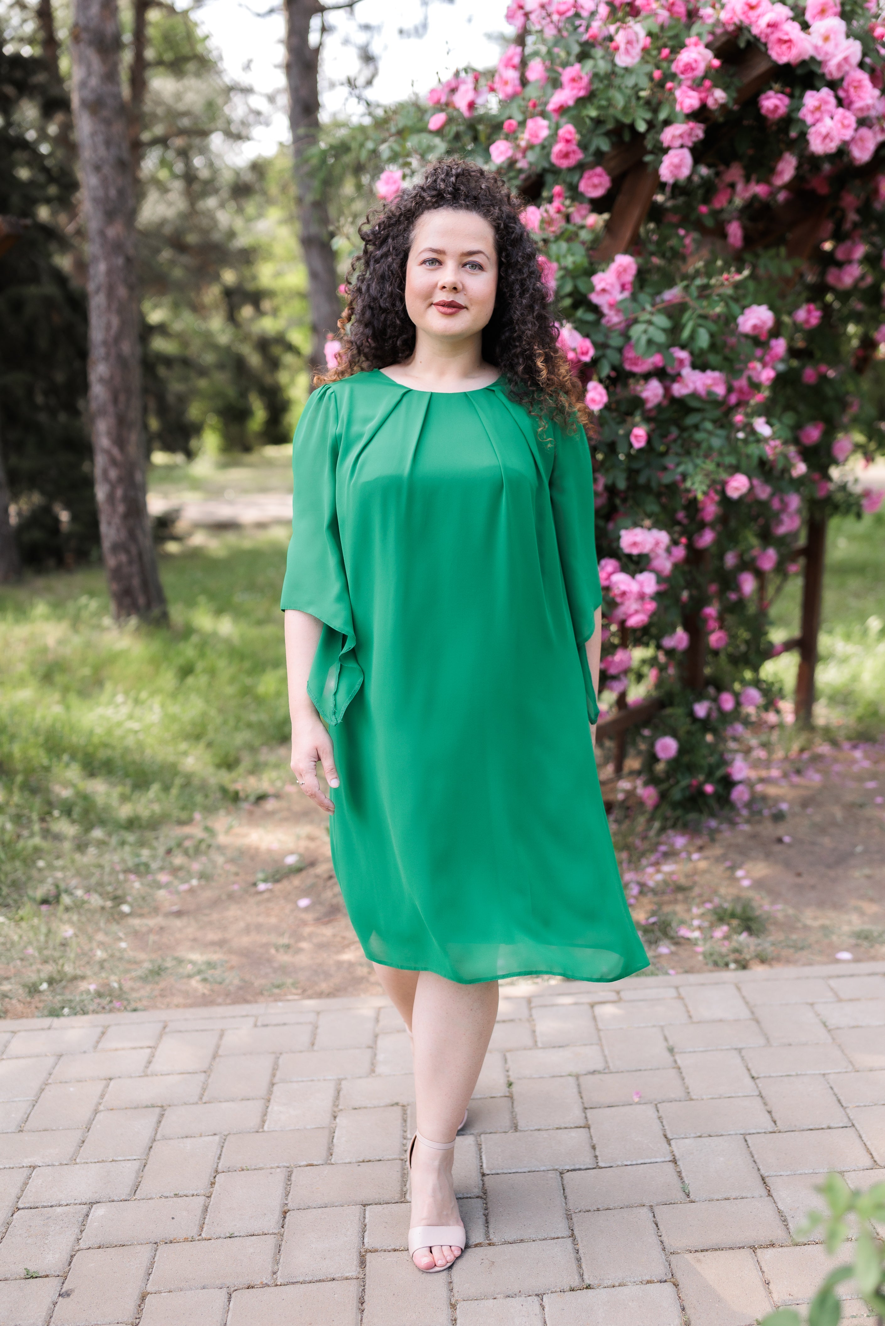 Rochie de ocazie verde eleganta