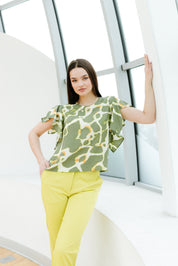 Bluza din viscoza fistic