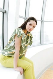 Bluza din viscoza fistic