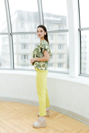 Bluza din viscoza fistic