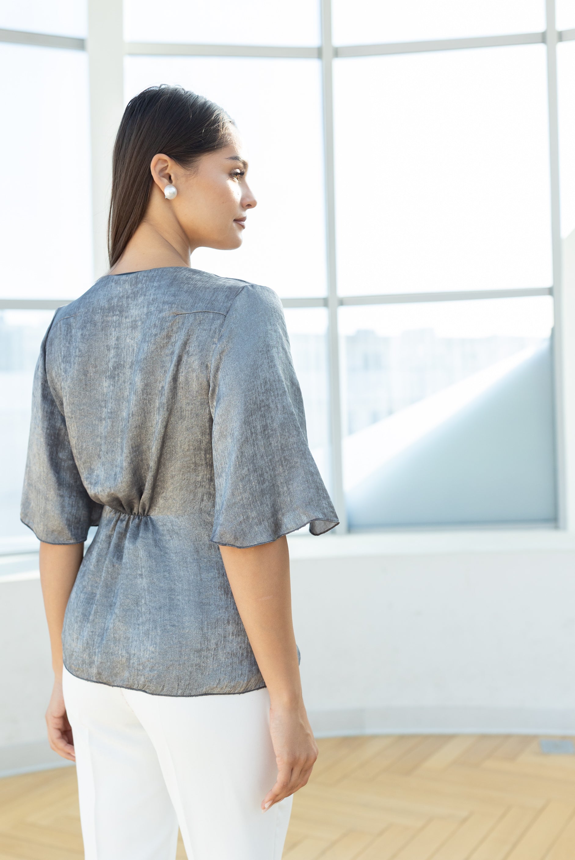 Bluza festiva, gri