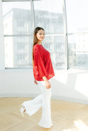 Bluza paiete rosie