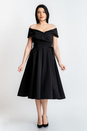 Rochie bufanta, neagra