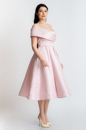 Rochie bufanta, roz