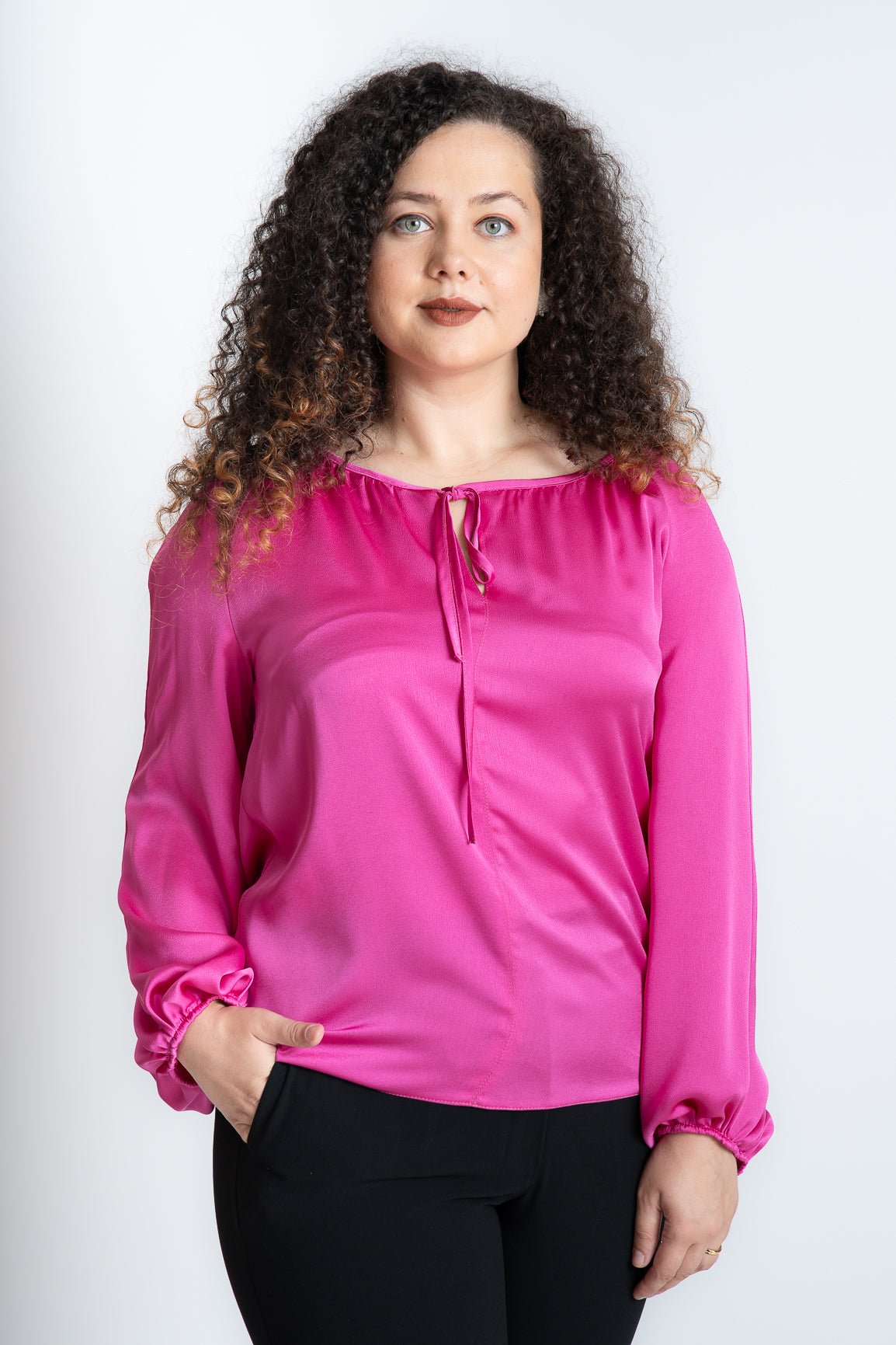 Bluza fuchsia