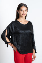 Bluza lejera eleganta, neagra