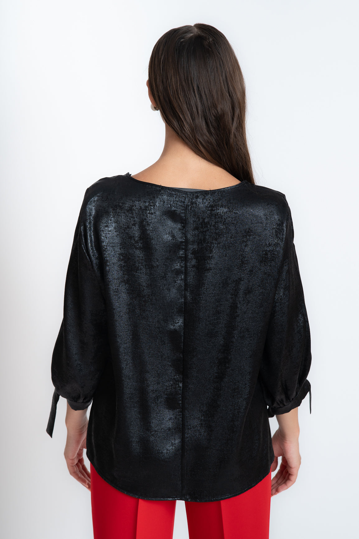 Bluza lejera eleganta, neagra