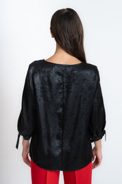 Bluza lejera eleganta, neagra