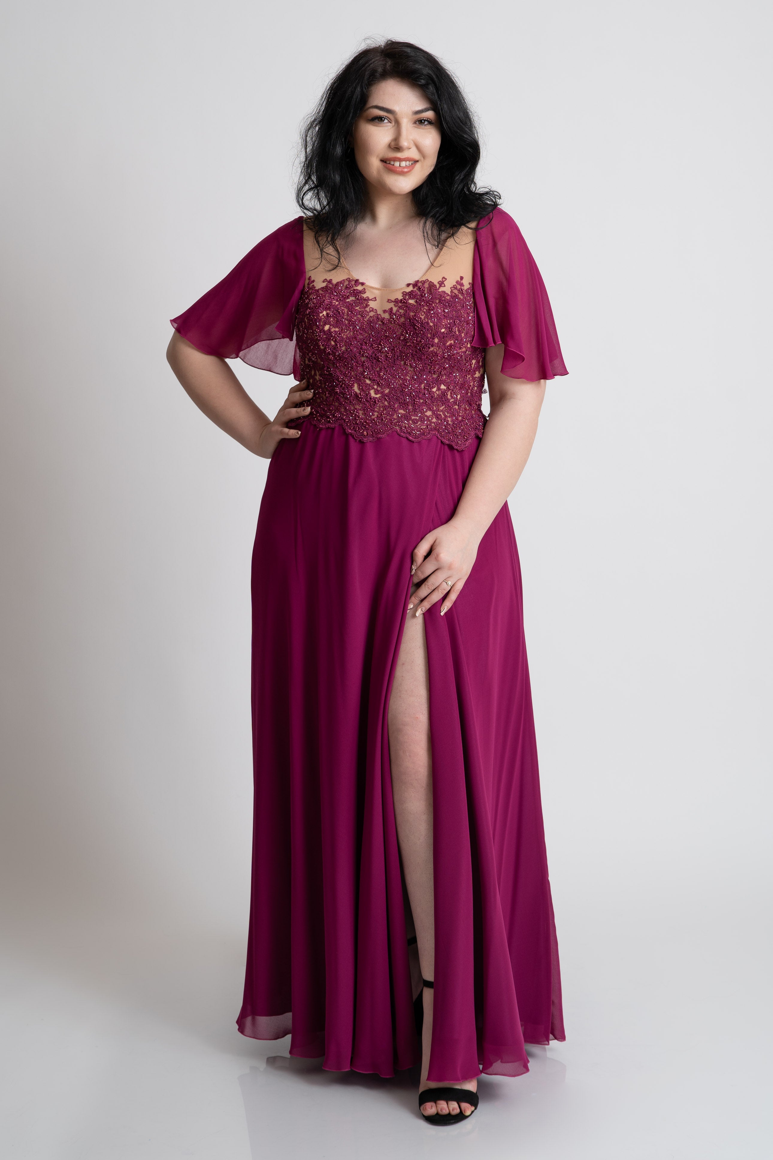 Rochie de soacra mov