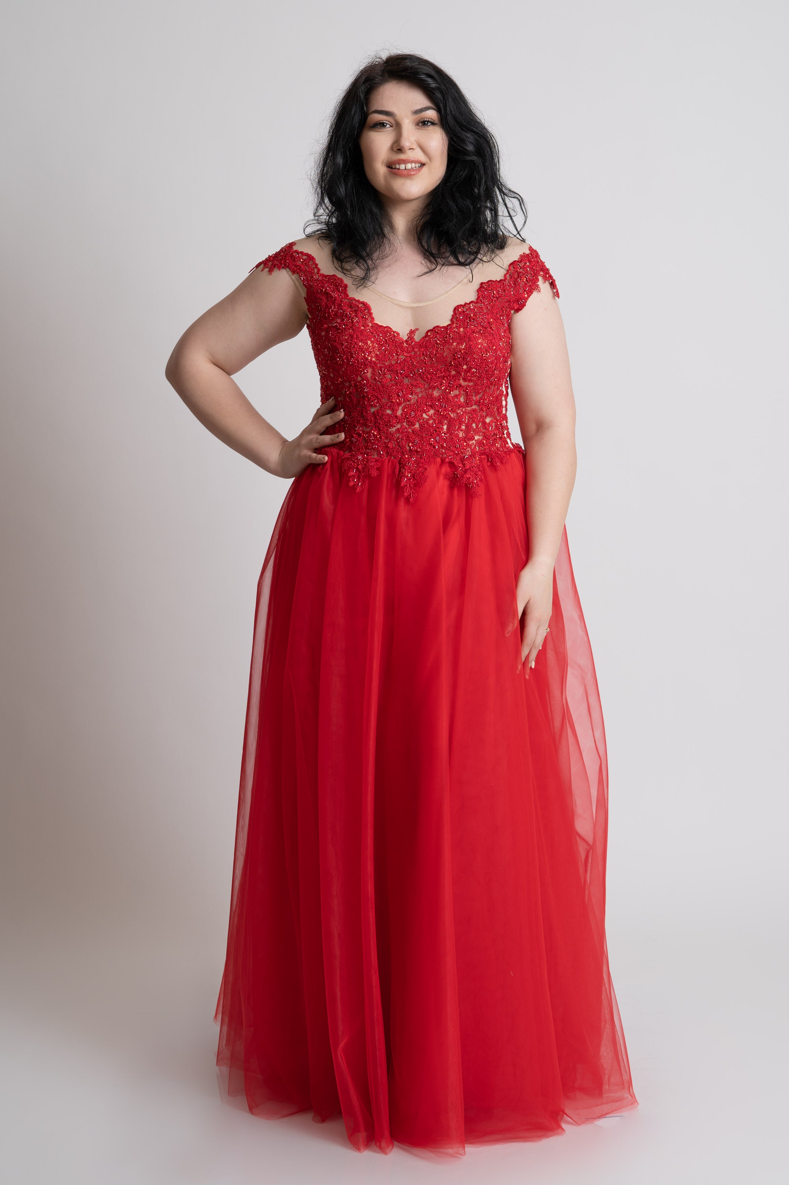 Rochie de soacra, rosie