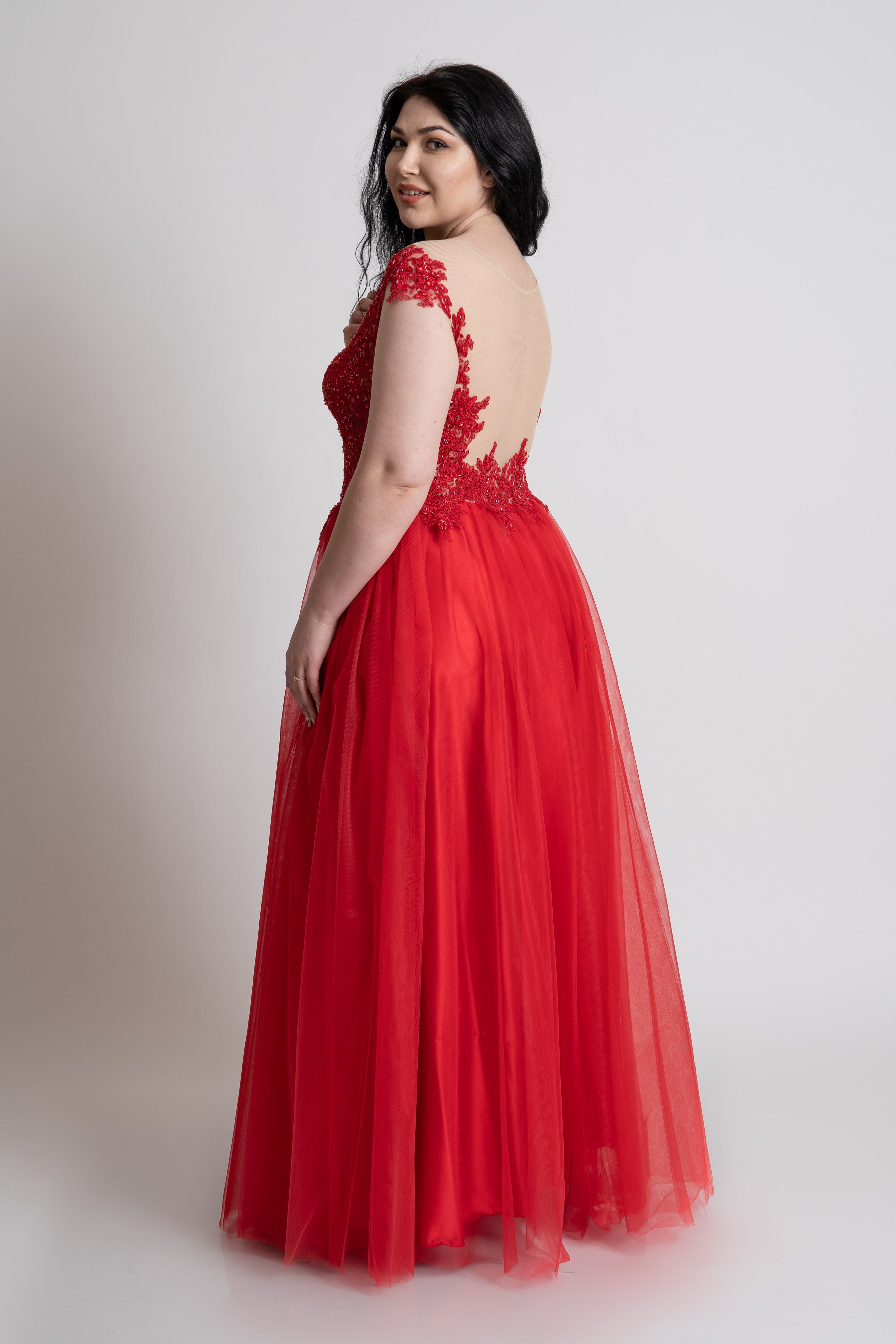 Rochie de soacra, rosie