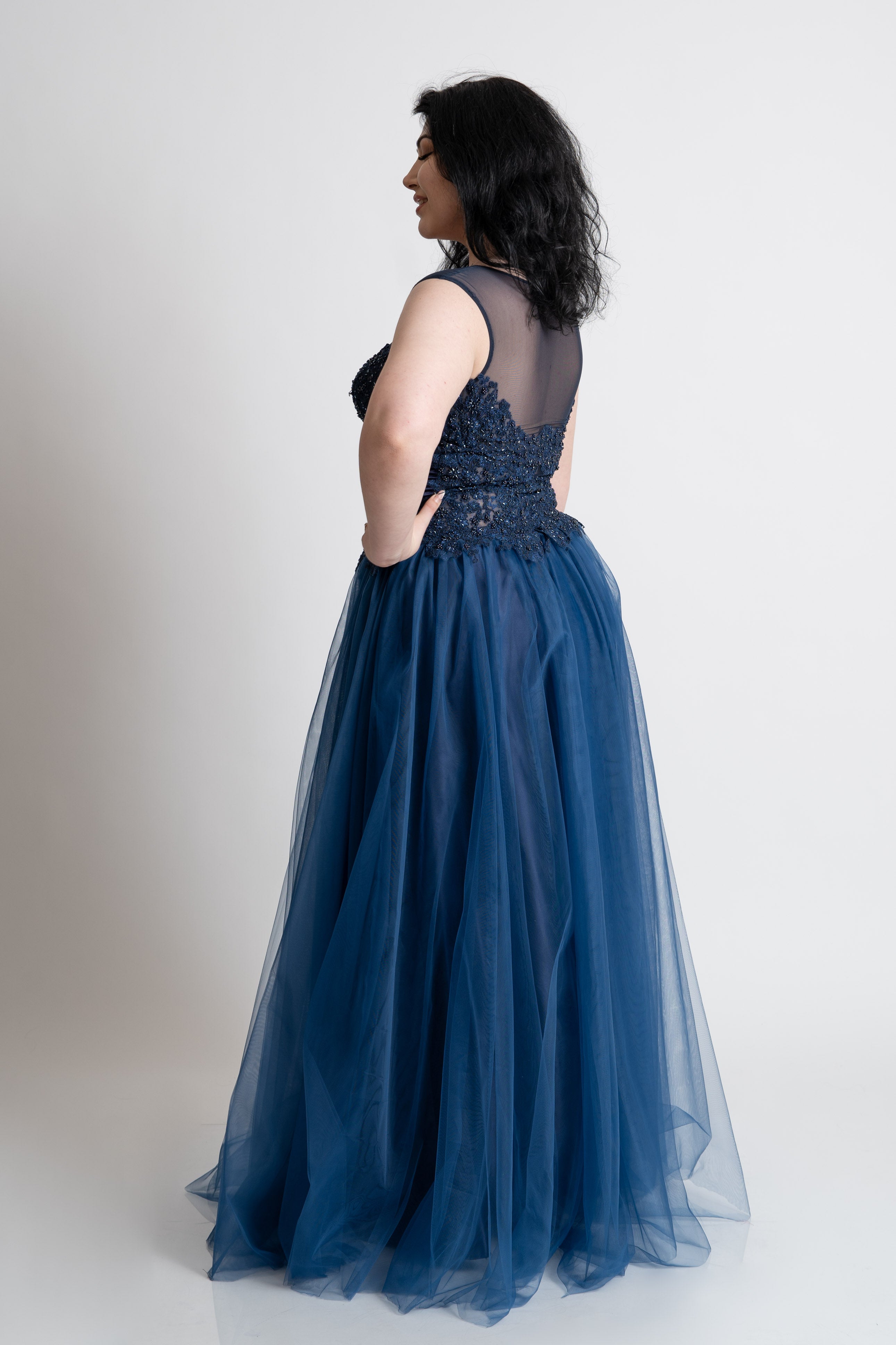Rochie de soacra, bleumarin
