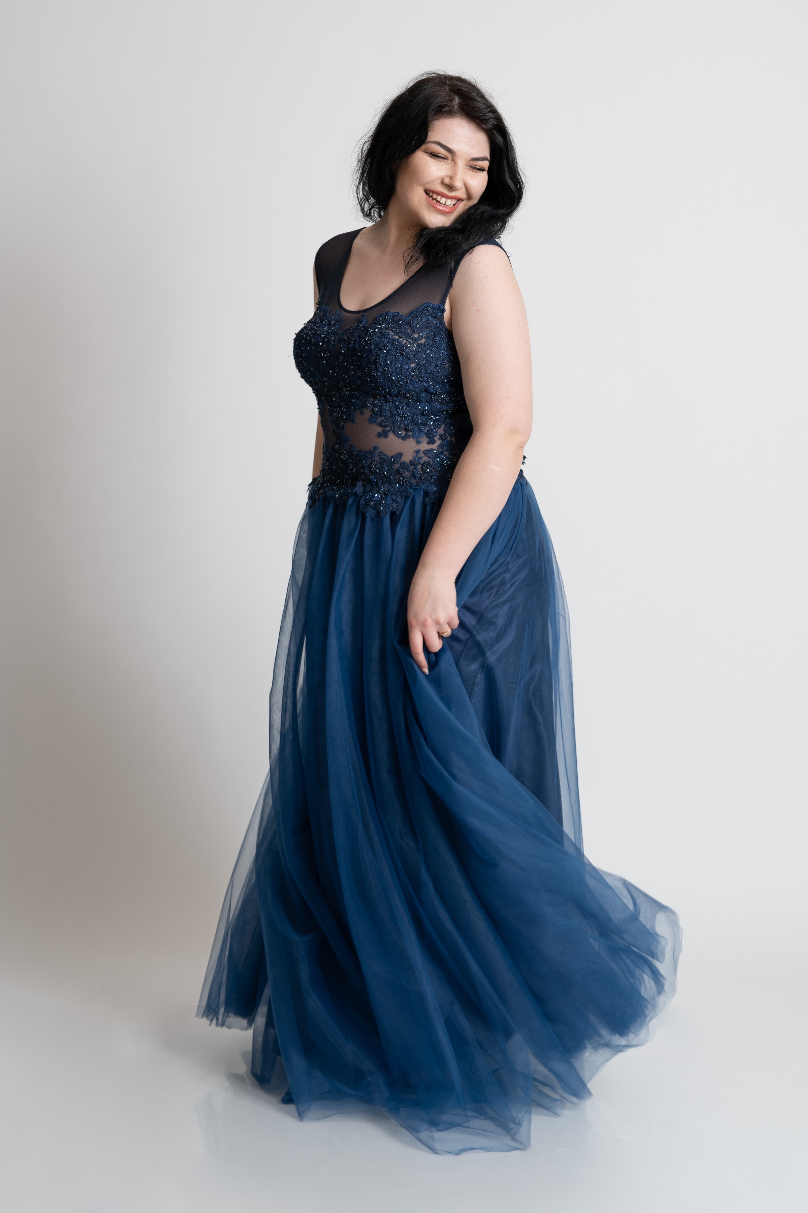 Rochie de soacra, bleumarin